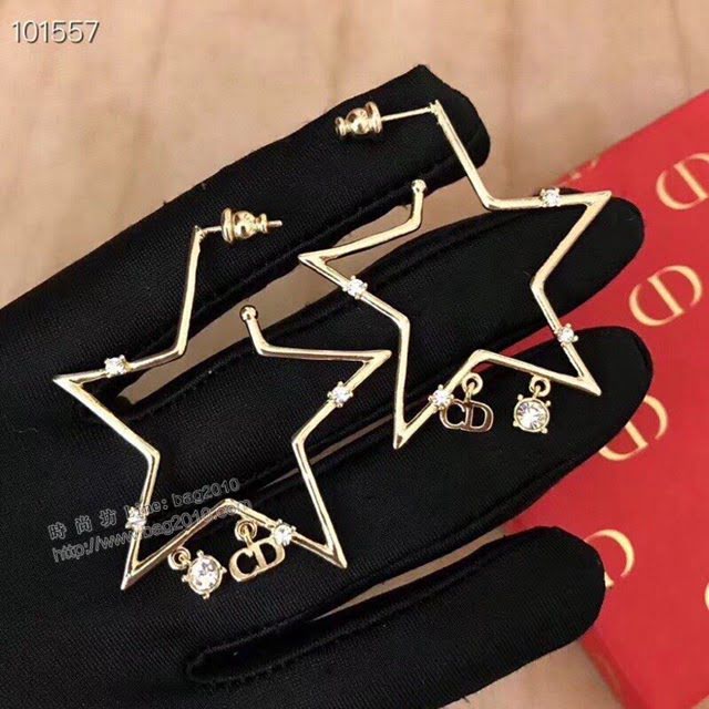 Dior飾品 迪奧2021熱銷款五角星耳釘 時尚經典款耳環  zgd1194